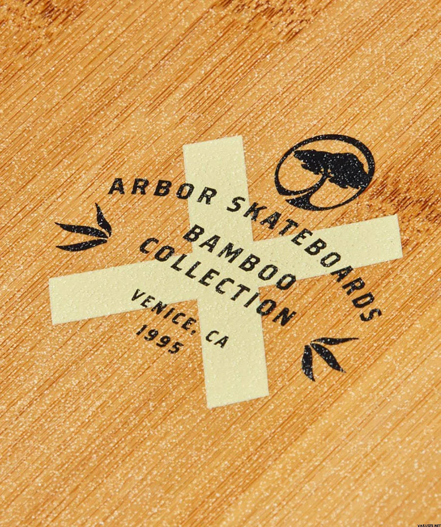 tavola skate Arbor bamboo Fish longboard 37 NUOVO