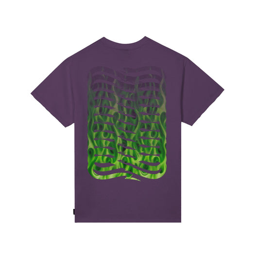 t-shirt Propaganda ribs flame violet tg XS M L