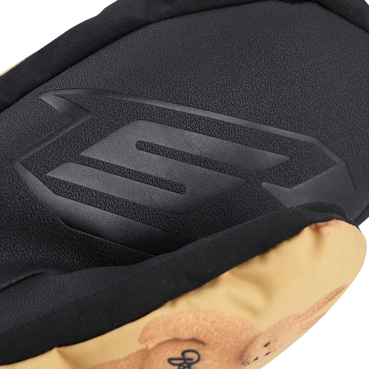 moffole snowboard Bsrabbit 3D Zipper Pocket Glove Brown 10k