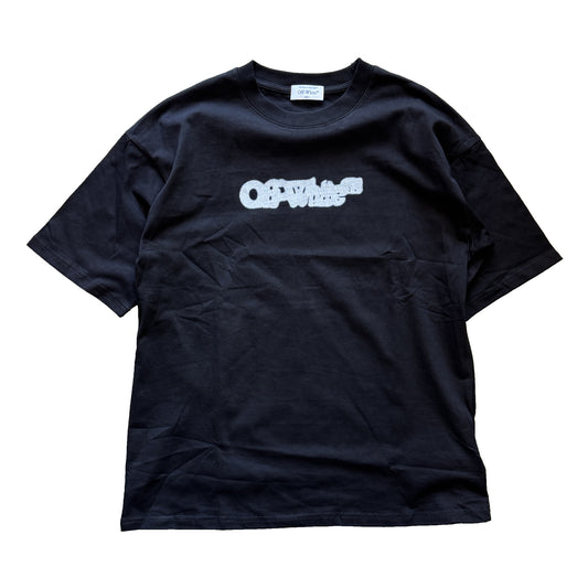 t-shirt OFF-WHITE paint arrow oversize black