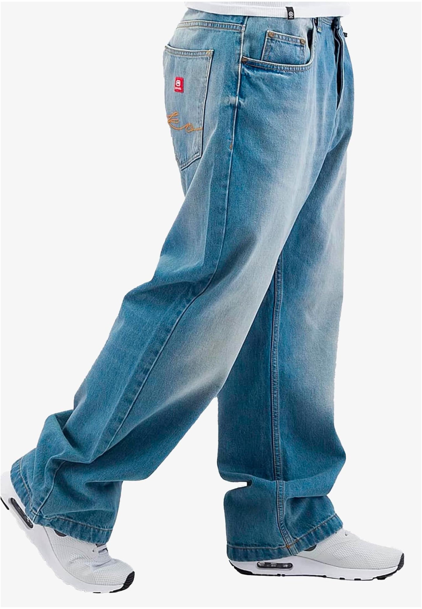 jeans baggy ECKO fat bro Denim light blue Tg 32