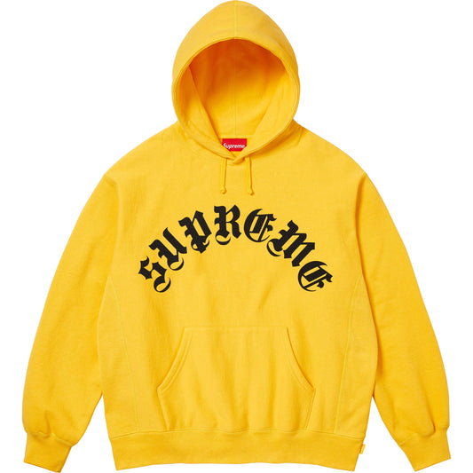 felpa cappuccio Supreme® printer art hooded yellow
