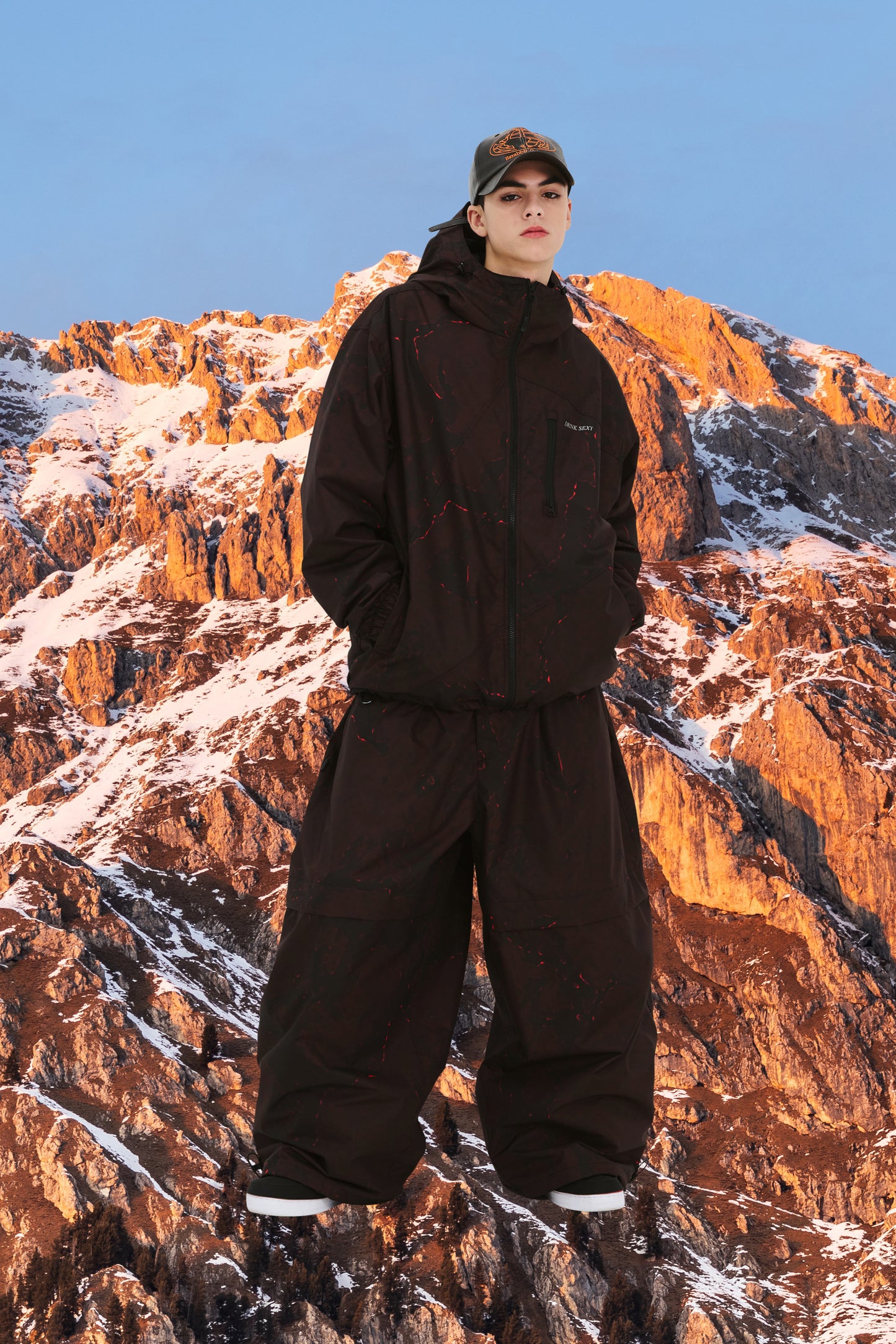 giacca snowboard Bsrabbit x Drink sexy triangle jacket 10k