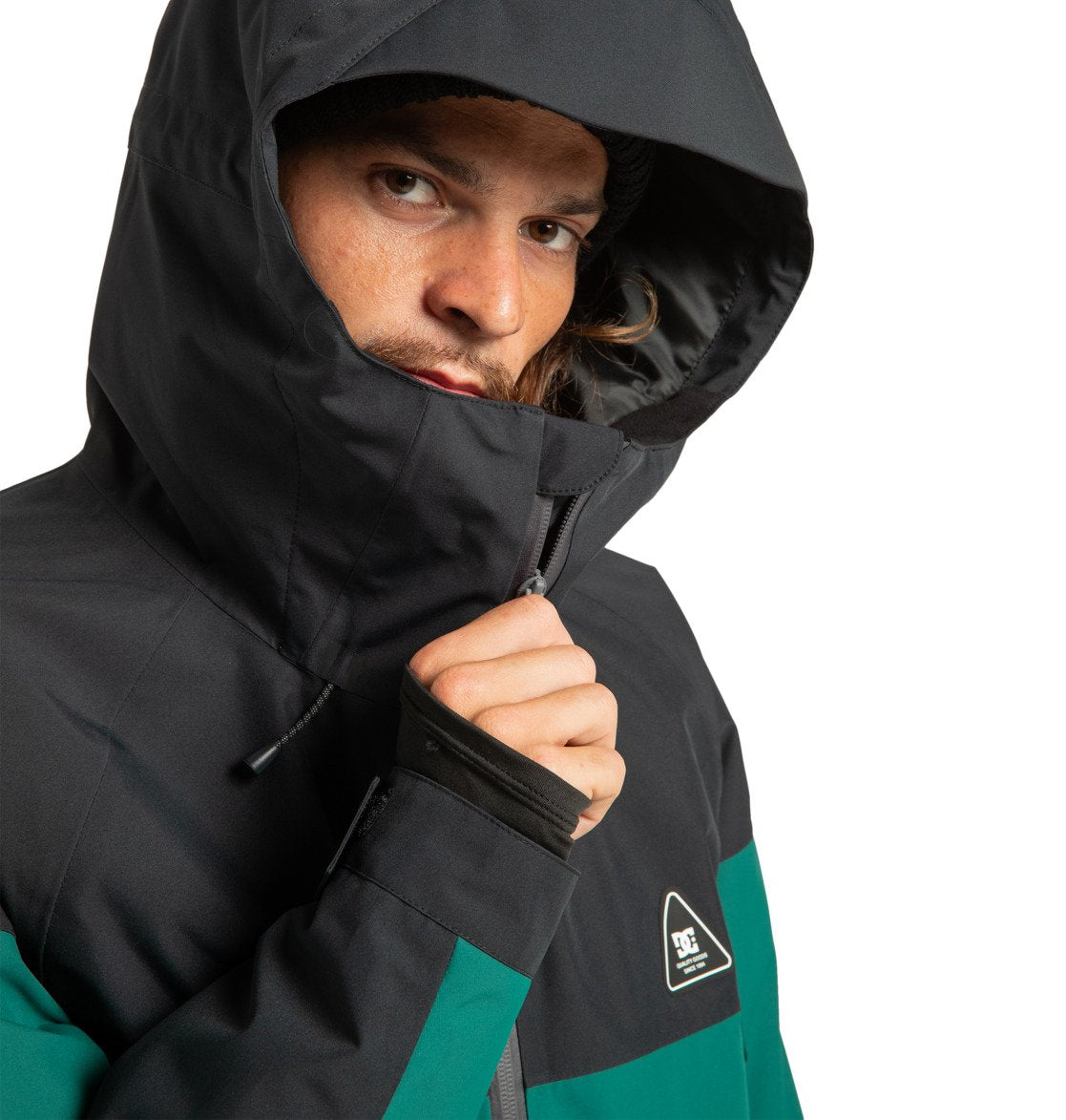 giacca snowboard DC intel Jacket black green 30k