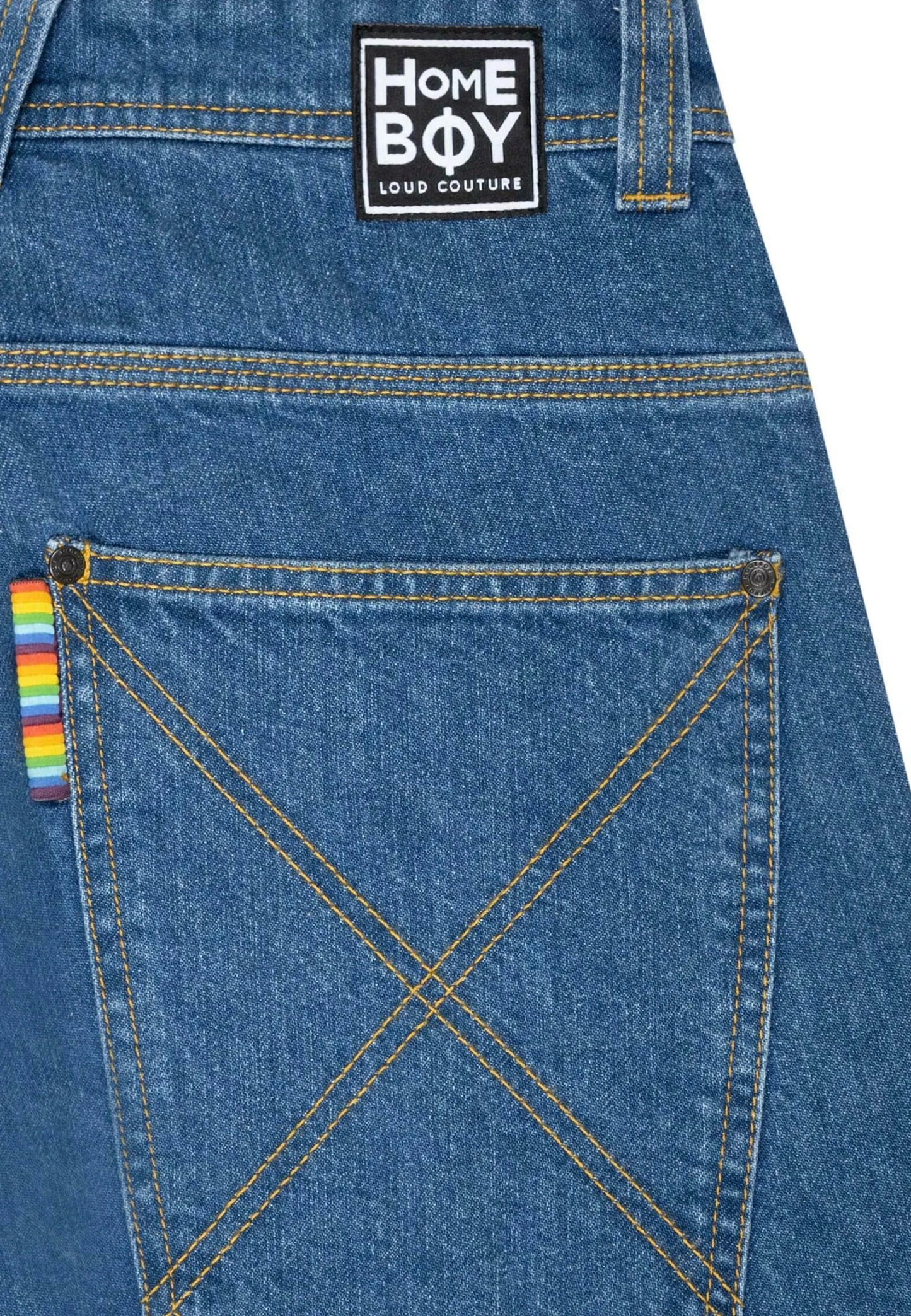 jeans baggy HOMEBOY x-tra loose denim blue