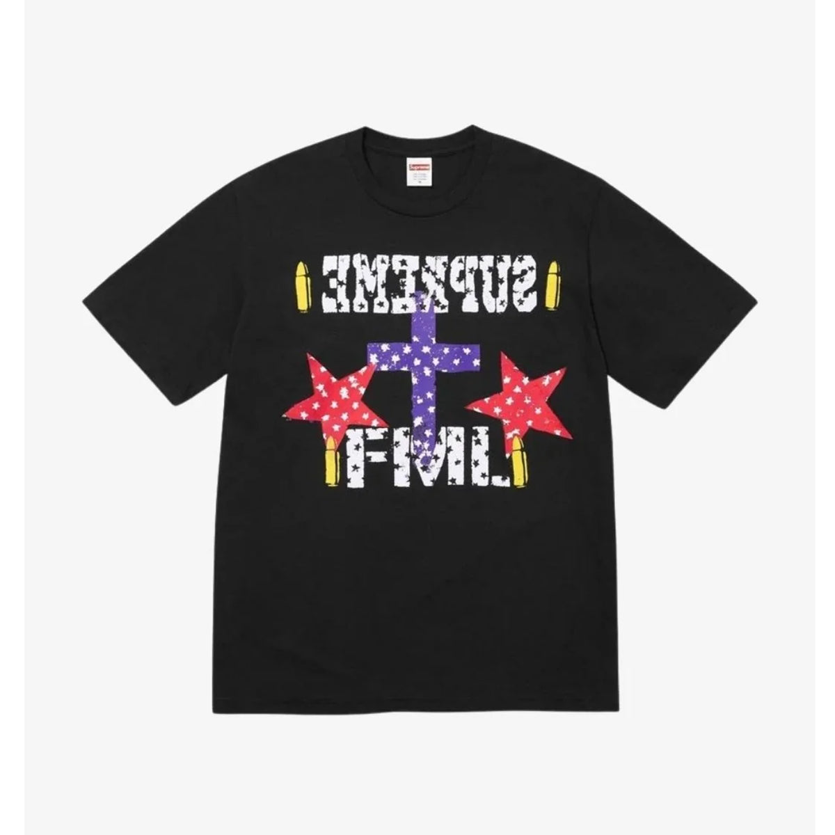 t-shirt Supreme® Newyork Fml tee black tg L