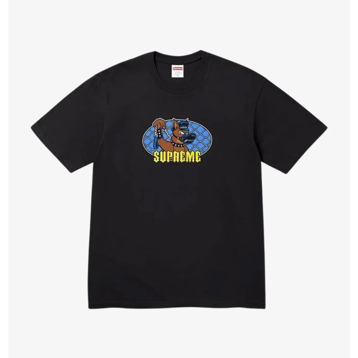t-shirt Supreme® Newyork leash tee black tg M