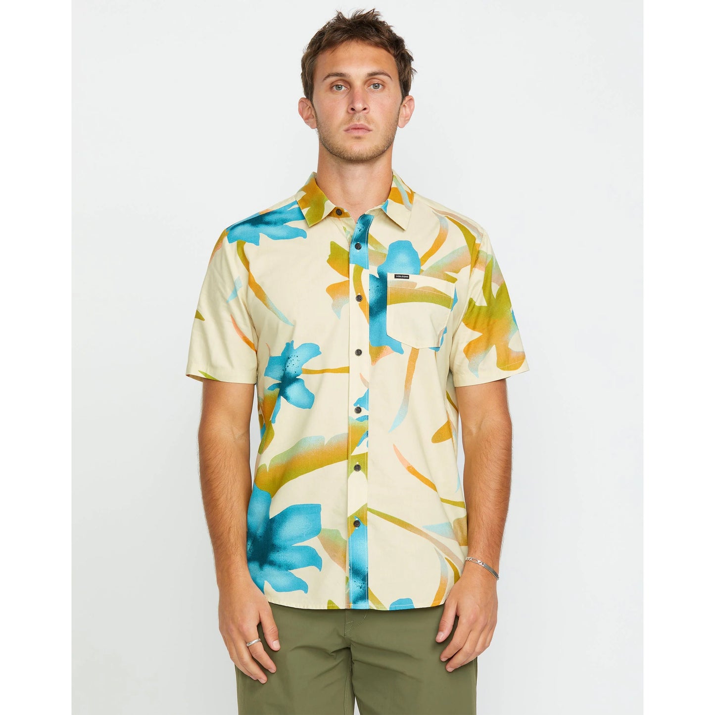 camicia m/c VOLCOM tracers floral ss shirt