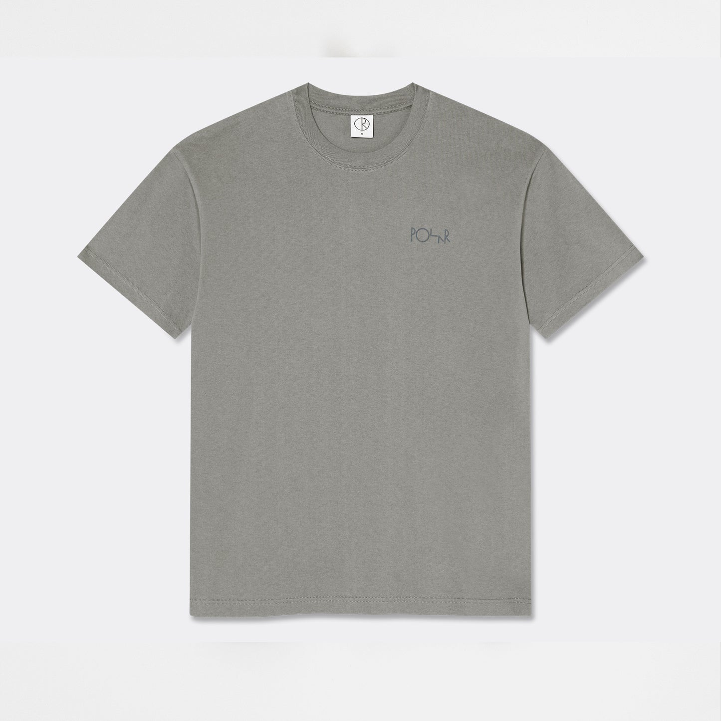 maglietta POLAR Skate Co. contrast tee storce logo Grey