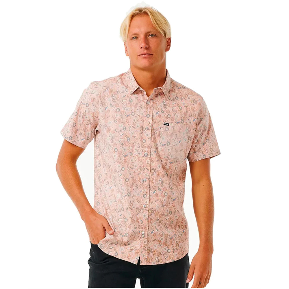 camicia m/c RIPCURL floral reef smokey grape tg