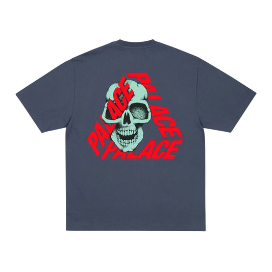 t-shirt Palace Skateboards p3 skull navy 2026
