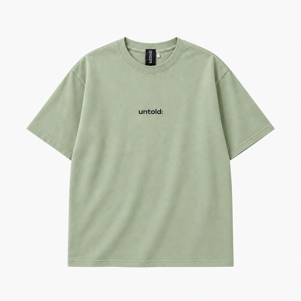 maglietta oversize Untold.® Ueno tee green fw26-001