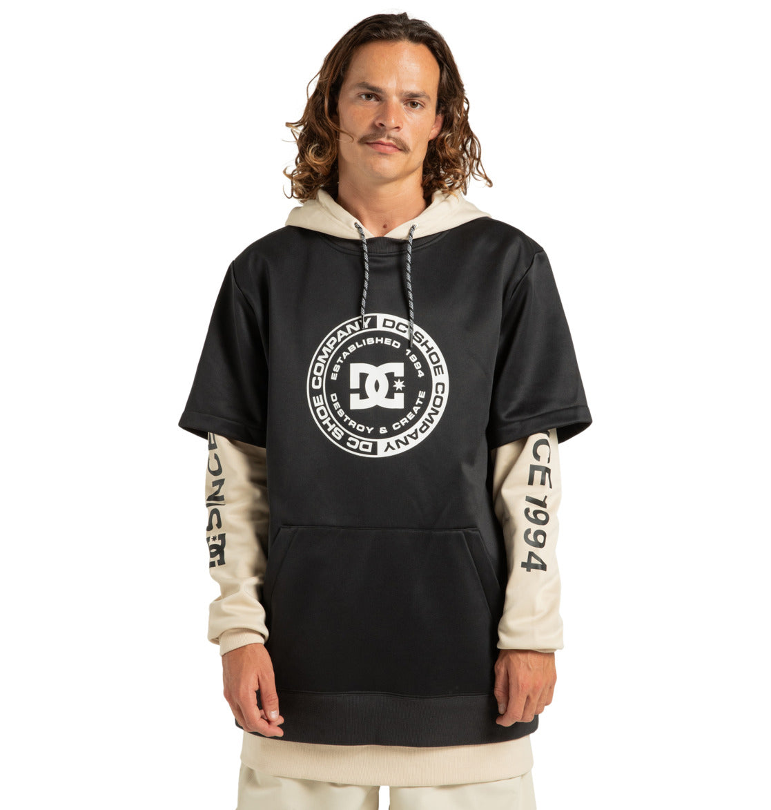 Felpa tecnica snowboard DC Dryden black