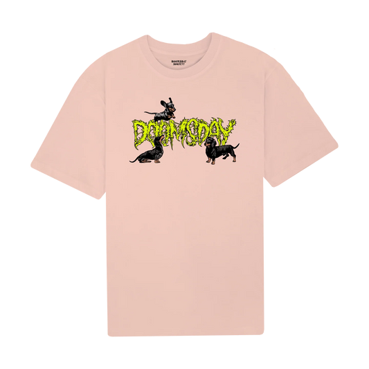 t-shirt Doomsday metal cuties tee pink