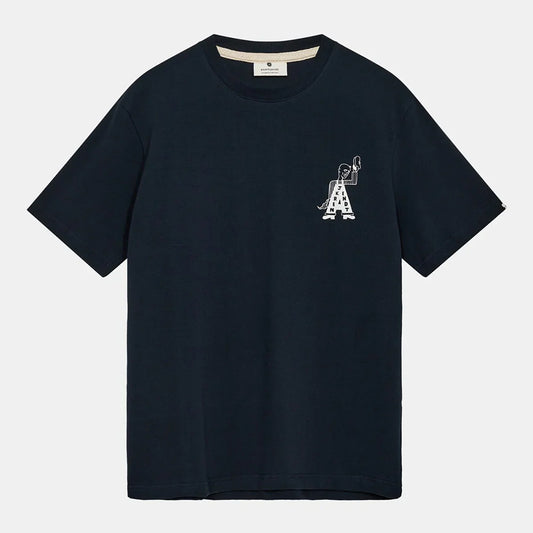 t-shirt Anerkjendt akvillads undy navy S - L - XL