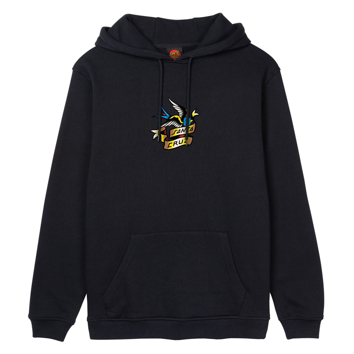 felpa cappuccio Santacruz Sommer sparrow front black