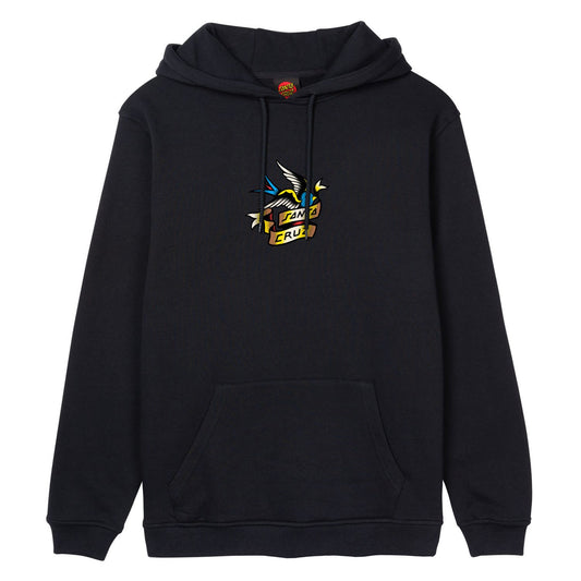 felpa cappuccio Santacruz Sommer sparrow front black