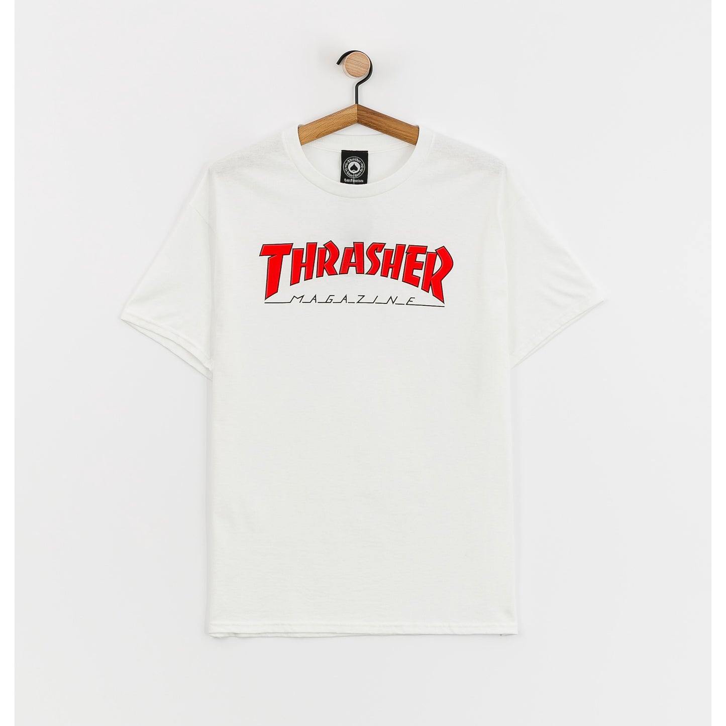 t-shirt Thrasher outlined tee white Tg L - XL