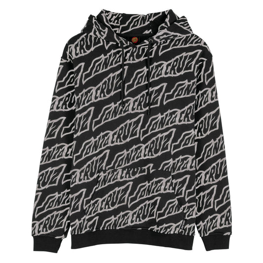 felpa cappuccio Santacruz creep reaper hood black black