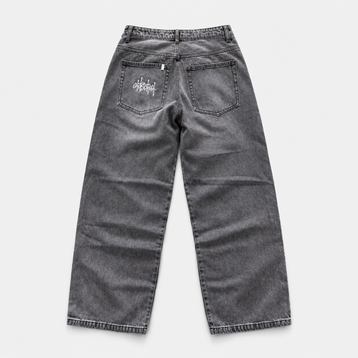 jeans extra baggy OldschoolPesaro® x RTHM new tag grey