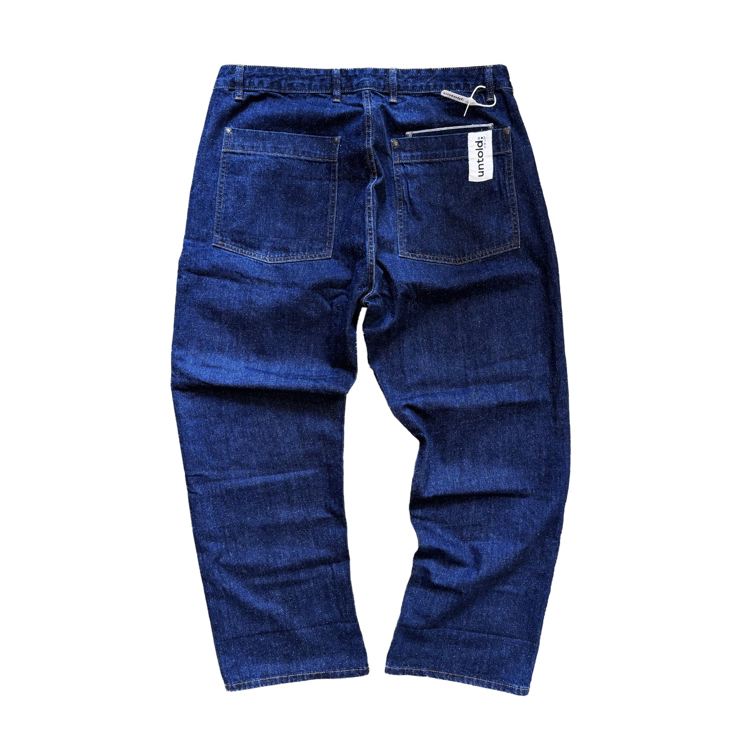 pants Untold.® Nagano extra baggy pants raw blue