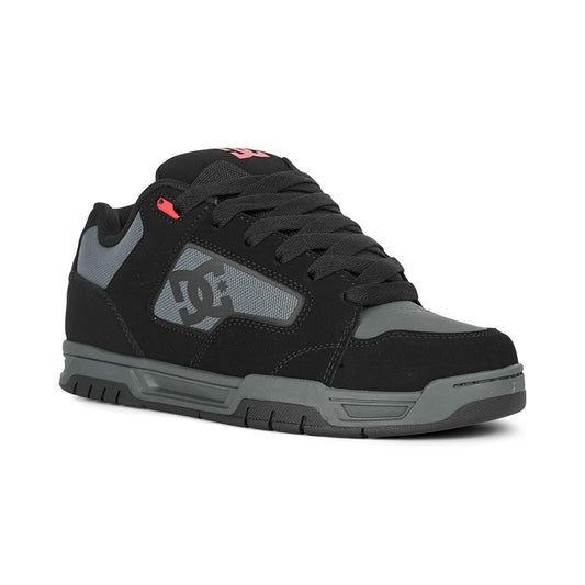 scarpe skate DC shoes coiler black grey red
