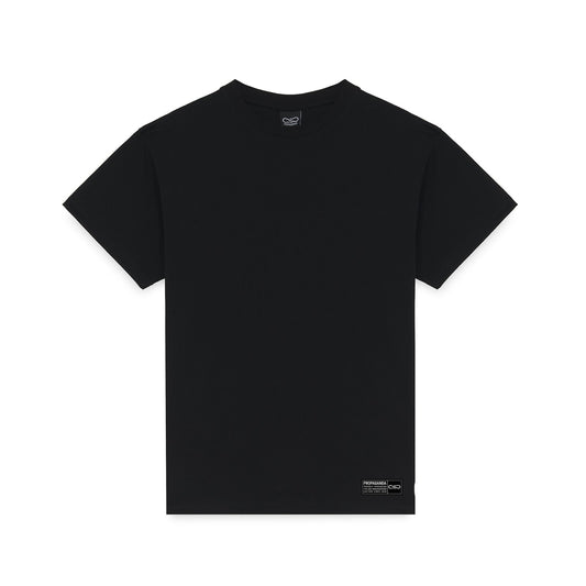 t-shirt Propaganda Clothing label gold nero