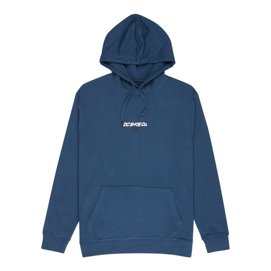 felpa cappuccio DC SHOES ventura hoodie dark denim
