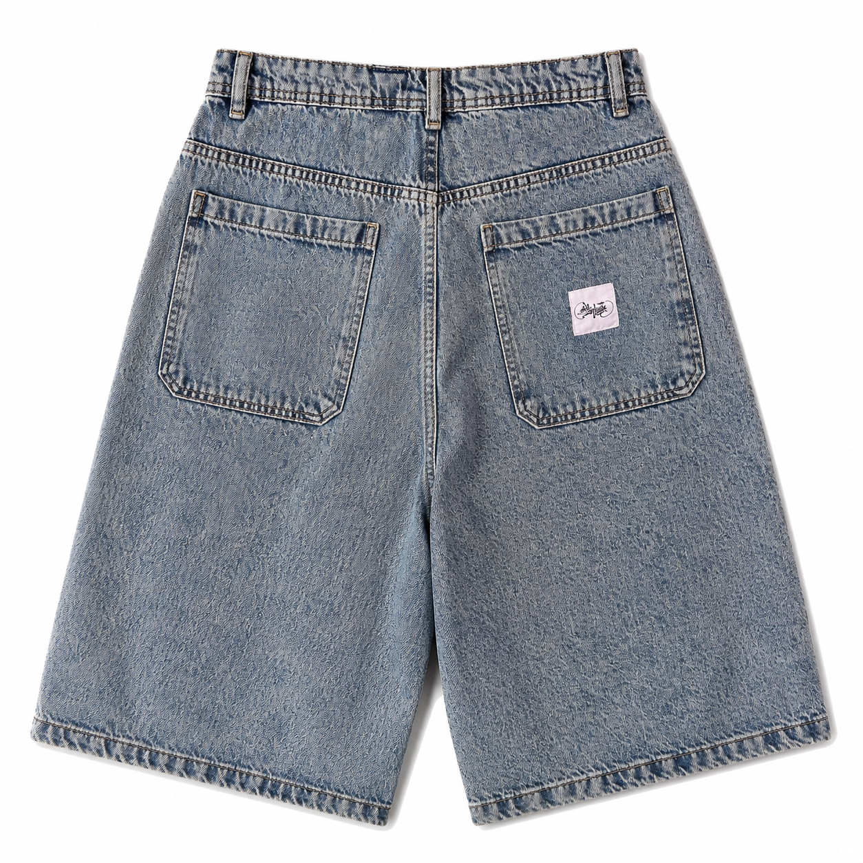bermuda shorts Oldschool extra baggy jorts mid blue