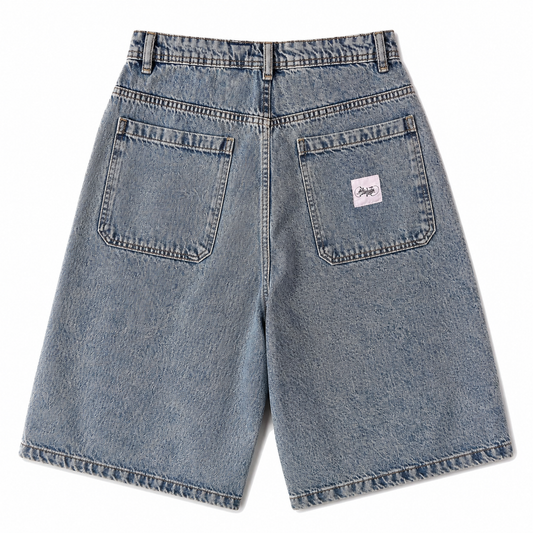 bermuda shorts Oldschool extra baggy jorts mid blue