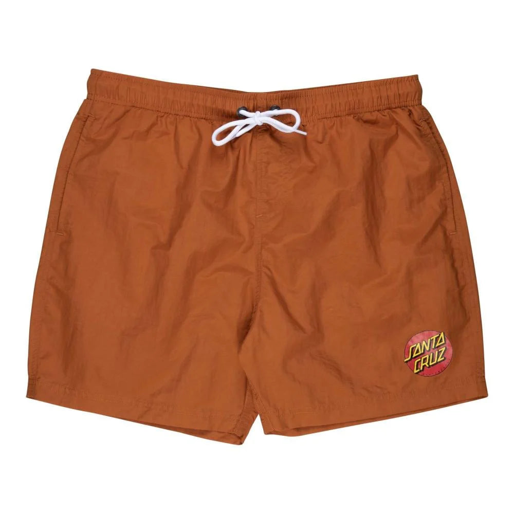 costume boardshorts SANTACRUZ classic dot trunk amber Tg L