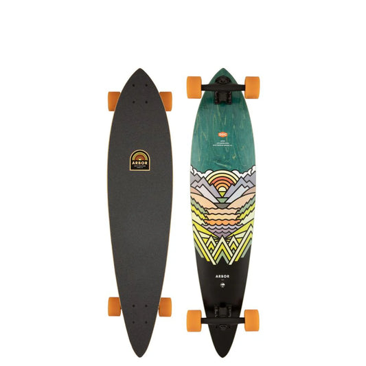tavola skate Arbor Artist Fish longboard 37 NUOVO