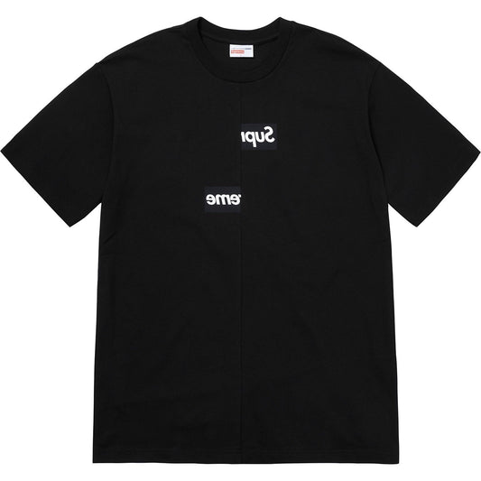 t-shirt Supreme® Newyork x Comme des Garçon tee black (fw2018) NUOVA