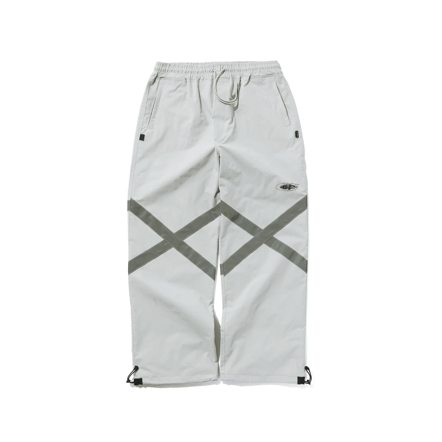 pantaloni snowboard Bsrabbit pot-x reflective baggy pants grey 10k