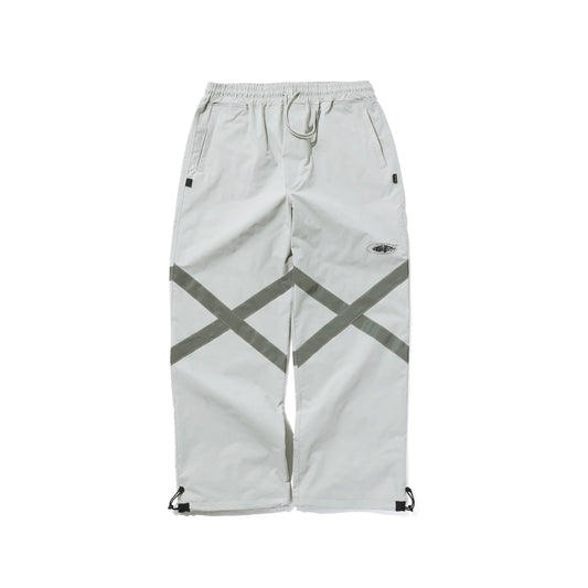 pantaloni snowboard Bsrabbit pot-x reflective baggy pants grey 10k