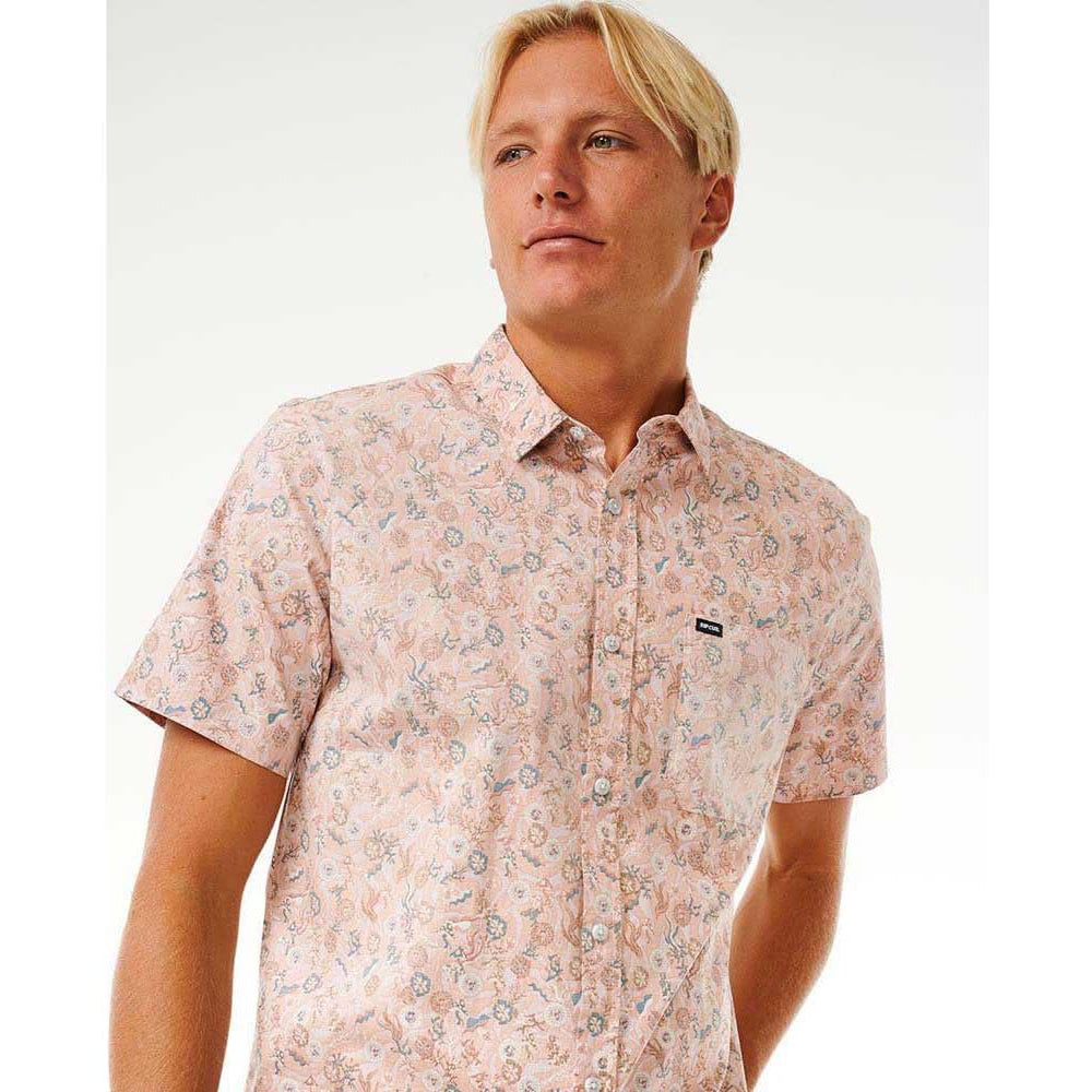 camicia m/c RIPCURL floral reef smokey grape tg