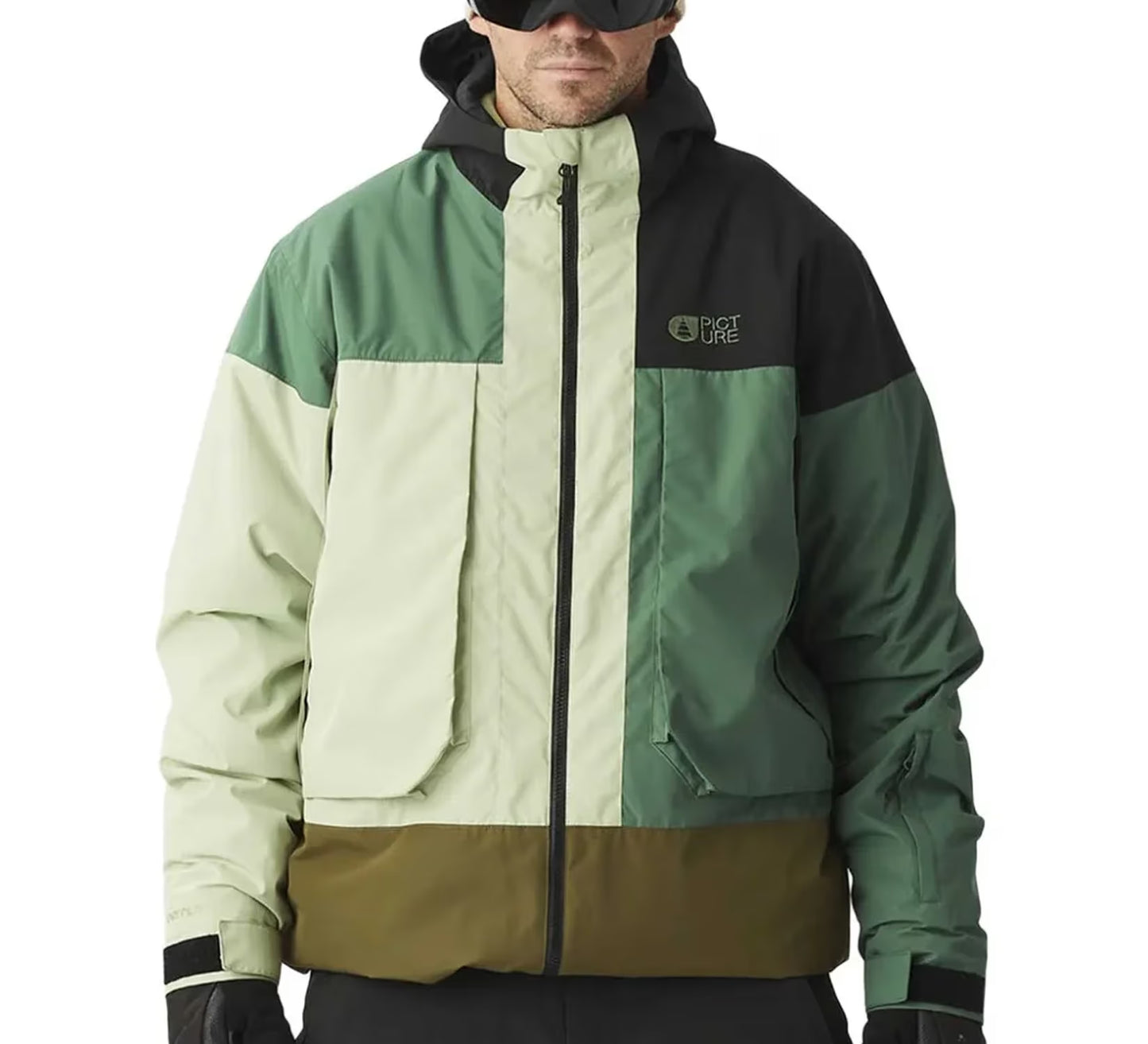 PICTURE snowboard citrik jacket smoke pine 10k Tg S - M - L - XL