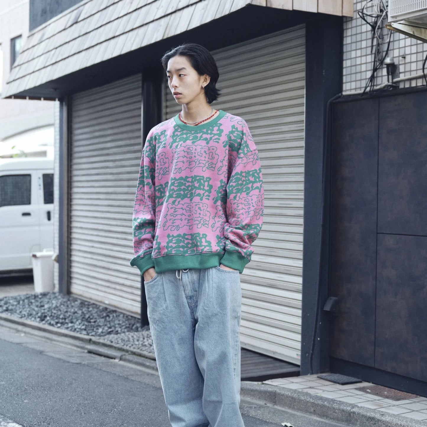 maglione Bsrabbit Jacquard Always Kintwear Green