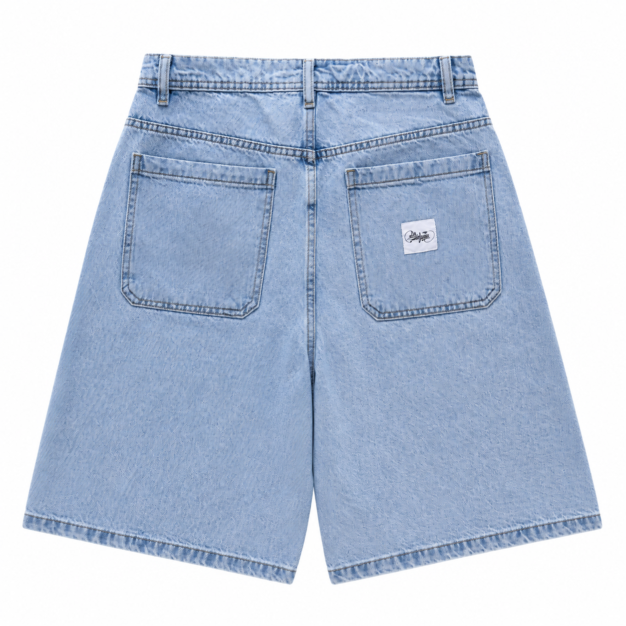 bermuda shorts Oldschool extra baggy jorts light blue