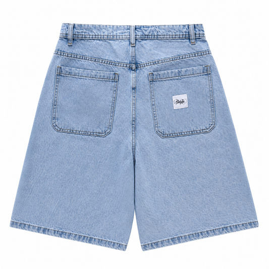 bermuda shorts Oldschool extra baggy jorts light blue
