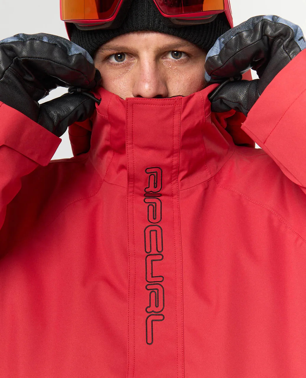 RIPCURL snowboard primal anorak jacket red 10k Tg M