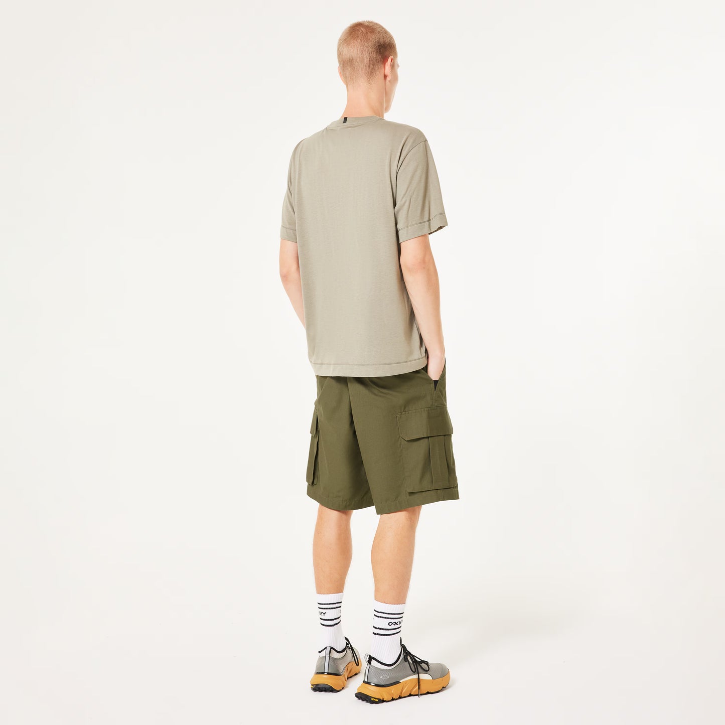bermuda cargo Oakley utility shorts army green