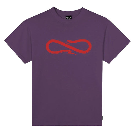 t-shirt Propaganda logo classic violet tg S L XL