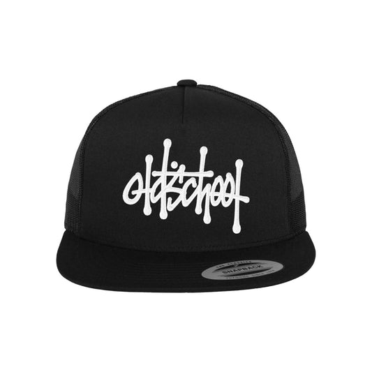 cappellino OldschoolPesaro® x Flexfit 2026 new tag trucker black