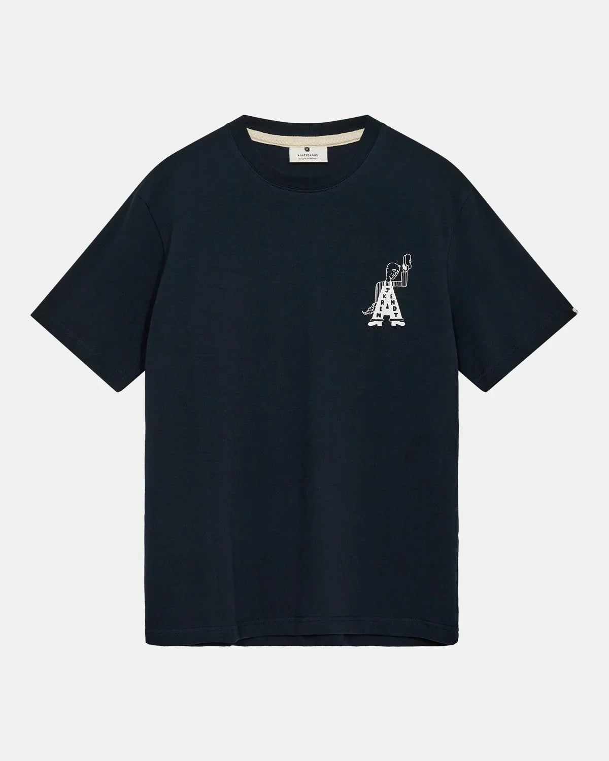 t-shirt Anerkjendt akvillads undy navy S - L - XL
