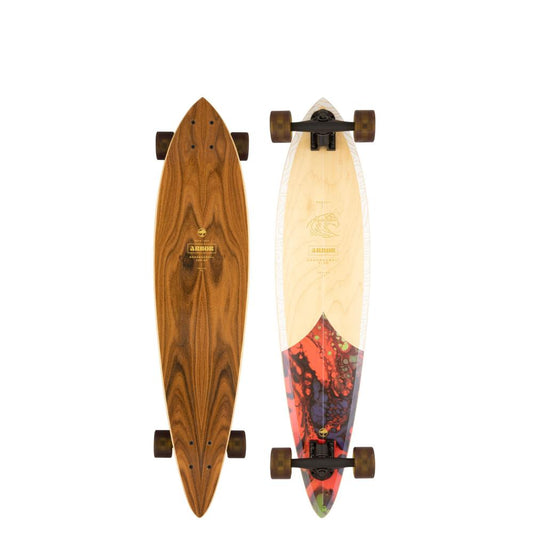 longboard ARBOR artist croundswell fish complete 37