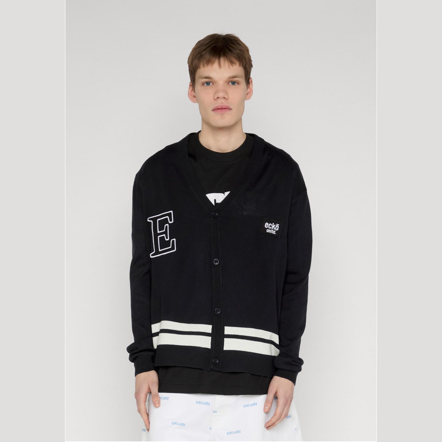 Cardigan Ecko college sweater black