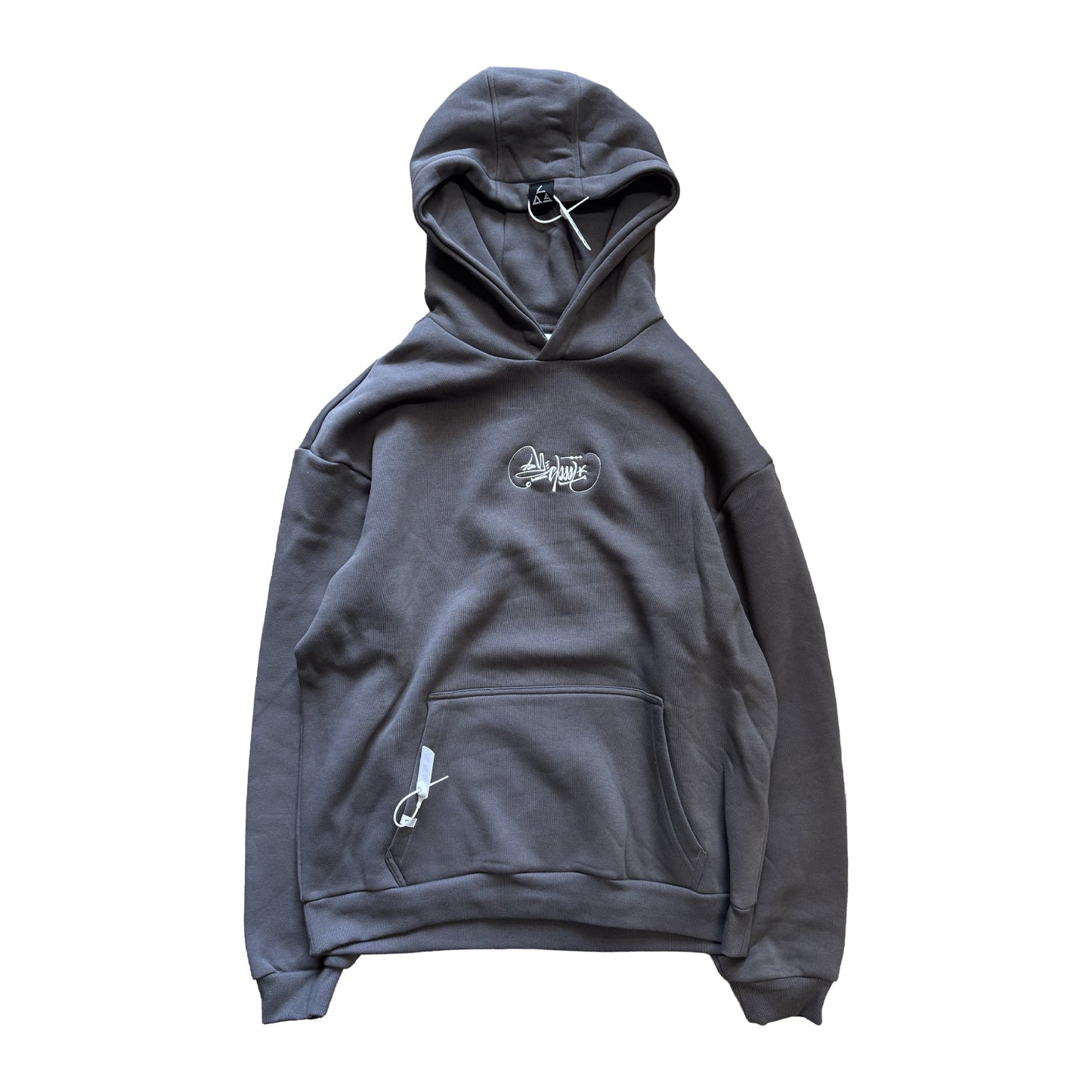 felpa cappuccio OldschoolPesaro® Thermal hoodie 2026 grey Tg XL