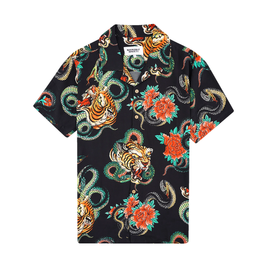 camicia m/c Doomsday tiger snake shirt