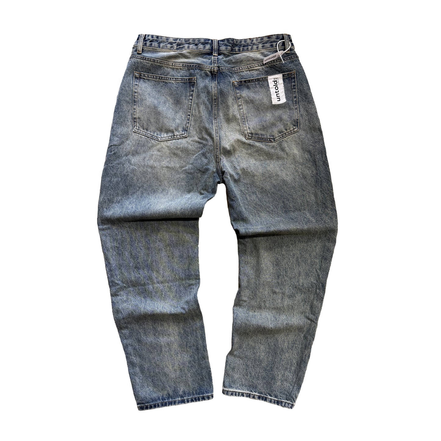 baggy pants Untold.® Sapporo blue vintage washed